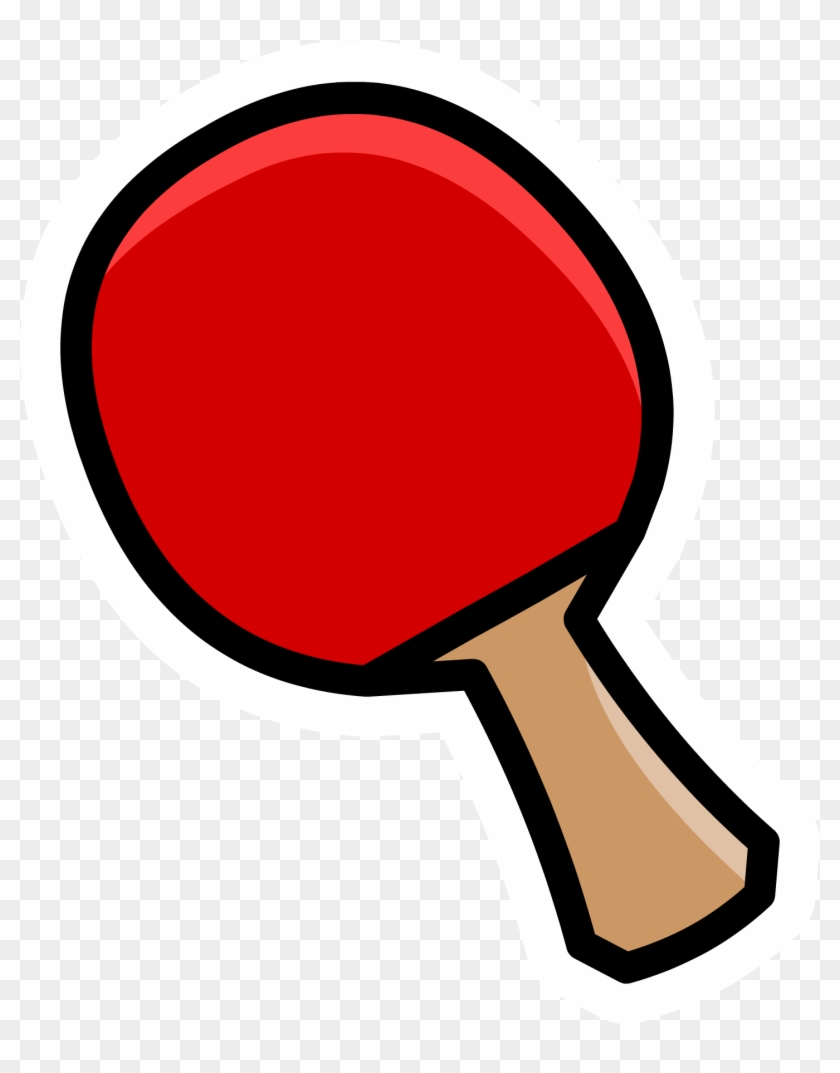 Ping Pong Paddle Pin - Ping Pong Paddle Clip Art #21241