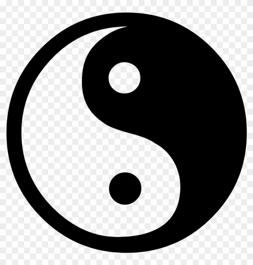 Chinese Good And Bad Symbol - Full Size PNG Clipart Images Download