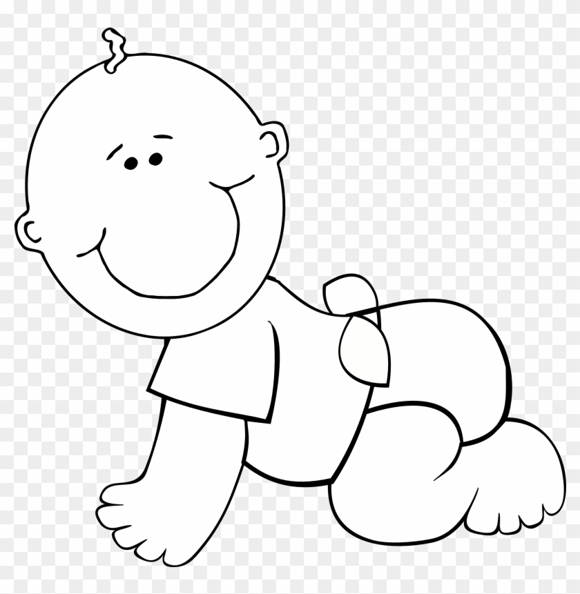 Crawl Clipart - First 1000 Days Baby Clipart #21338