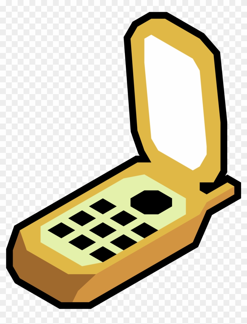 Big Image - Cartoon Flip Phone Transparent #21362