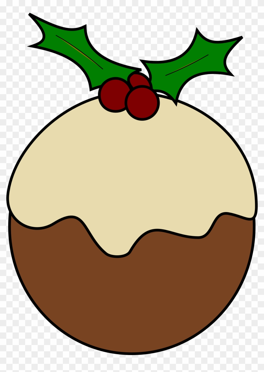 Christmas Book Clipart - Clip Art Christmas Pudding #21406