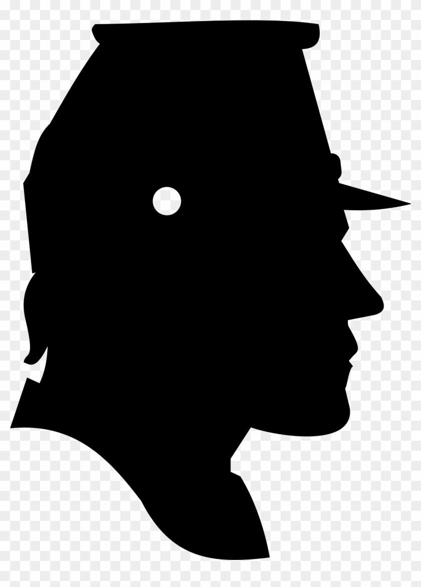 Head Silhouette Person Clipart Free - Civil War Soldier Profile #21530