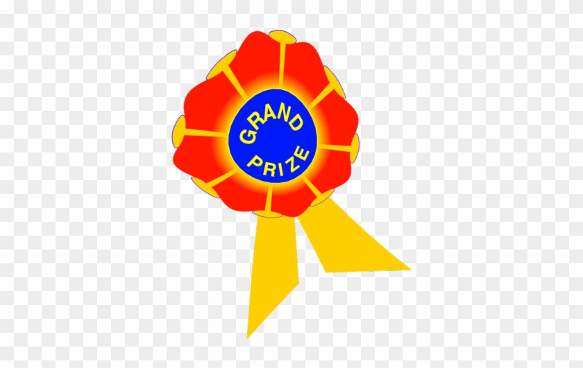 Grand Prize Clip Art Prize Table - Grand Prize Ribbon Clip Art #21562