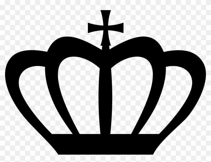 Clipart - Silhouette Crown #21659