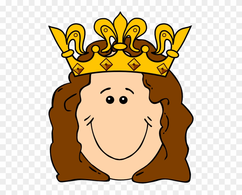 King And Queen Crowns Clipart - Cartoon Queen With Crown #21763