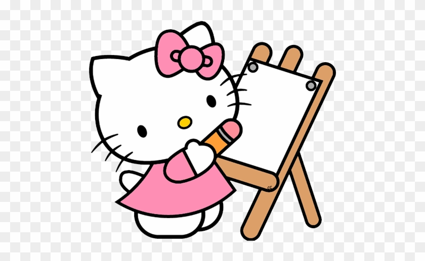 Hello Kitty Clip Art Images Cartoon - Hello Kitty Coloring Pages #21765