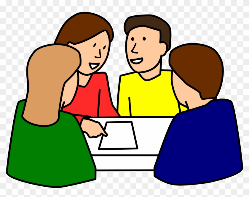 Student Working Students Working In Groups Clipart - Group Work Clipart #21922