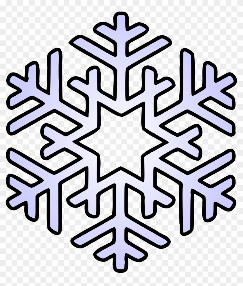Crafty Design Clipart Snowflake - Snowflakes Coloring Pages Free Printable #21980