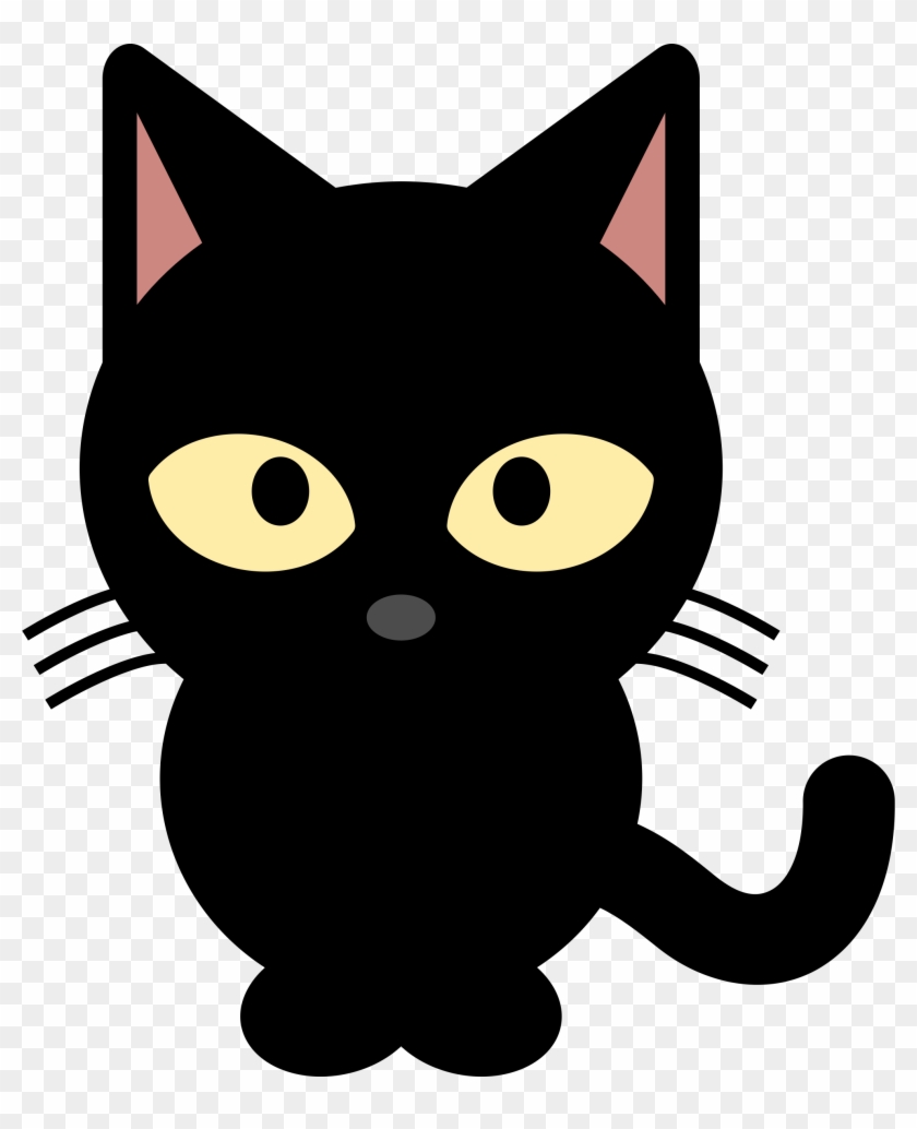 Grains Of Wheat Clipart - Cute Black Cat Clipart #21982