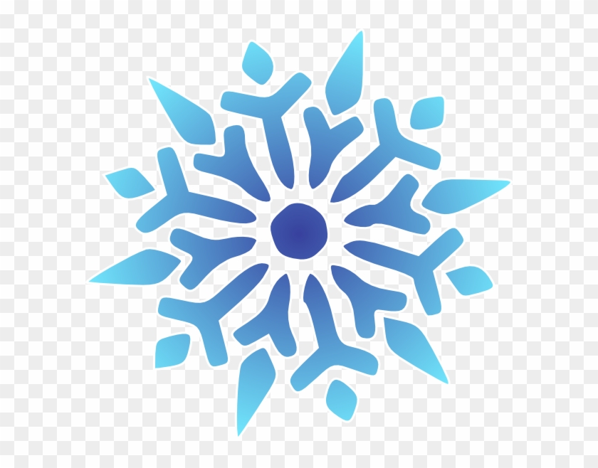 Snowflake Blue Clip Art - Snowflake Graphic Png #22002