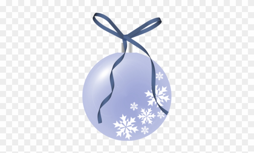 Christmas Blue Snowflake Ornament Clip Art - Christmas #22033