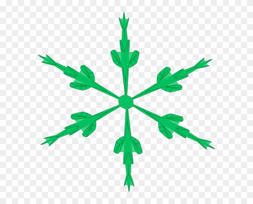 Skinny Snowflake Clip Art - Paper #22114
