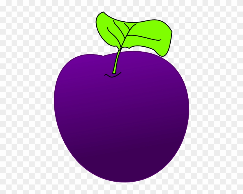 Plum Clipart - Purple Plum Clipart #22150