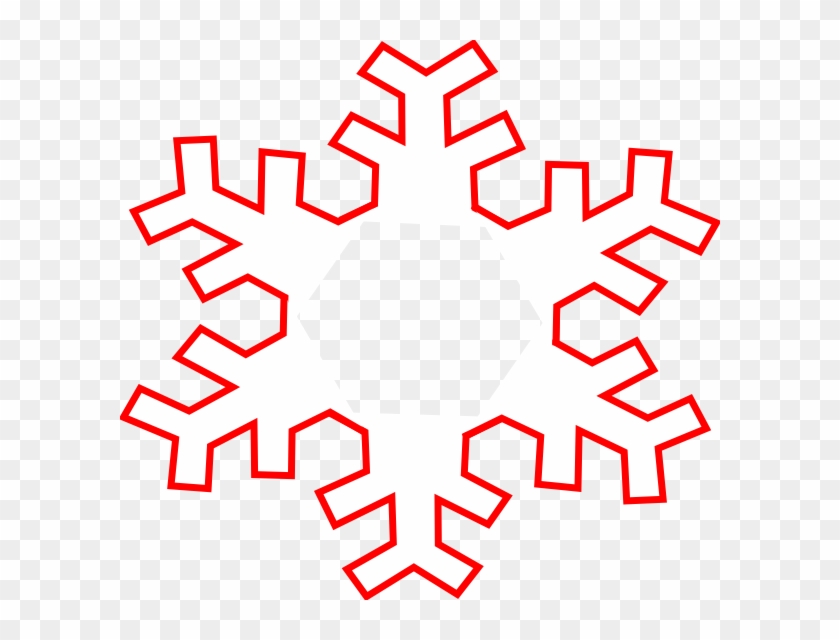 Snowflake Clipart - Copos De Nieve Para Pintar #22184