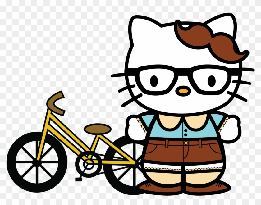 Kitty Clip Art - Hello Kitty Bike Png #22193