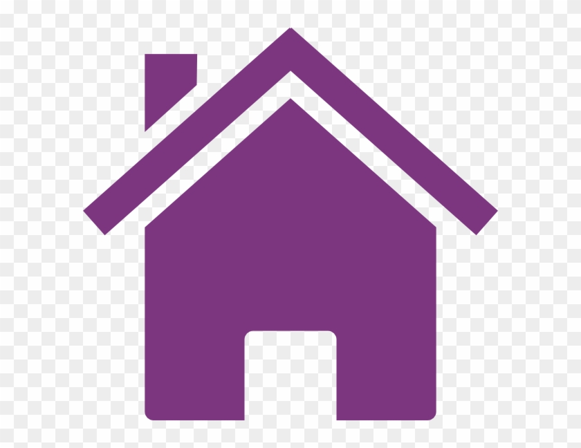 Purple House Clipart #22235