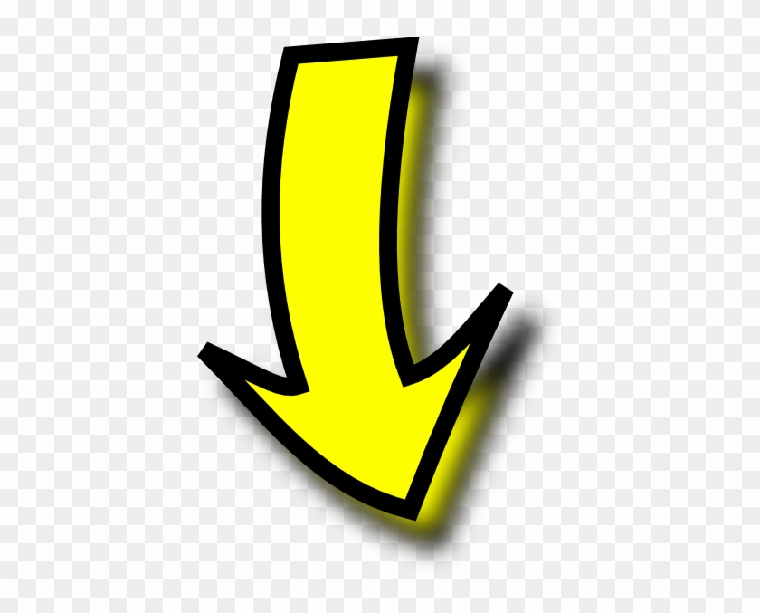 Yellow Arrow Clip Art - Yellow Arrow Png #22233