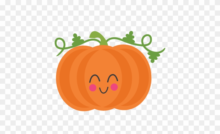 Cute Pumpkin Clipart Pumpkin Svg Scrapbook Cut File - Cute Pumpkin Clipart #22446