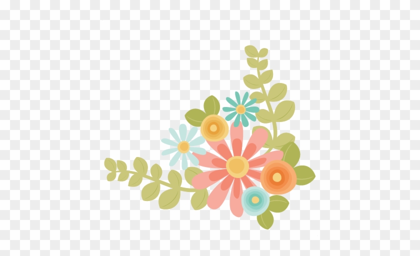 Floral Clipart Cute - Cute Flower Clip Art #22447