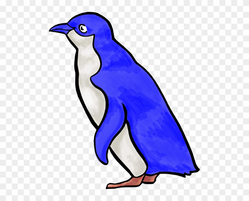 Blue Penguin Clip Art At Clker - Draw A Little Blue Penguin #22495