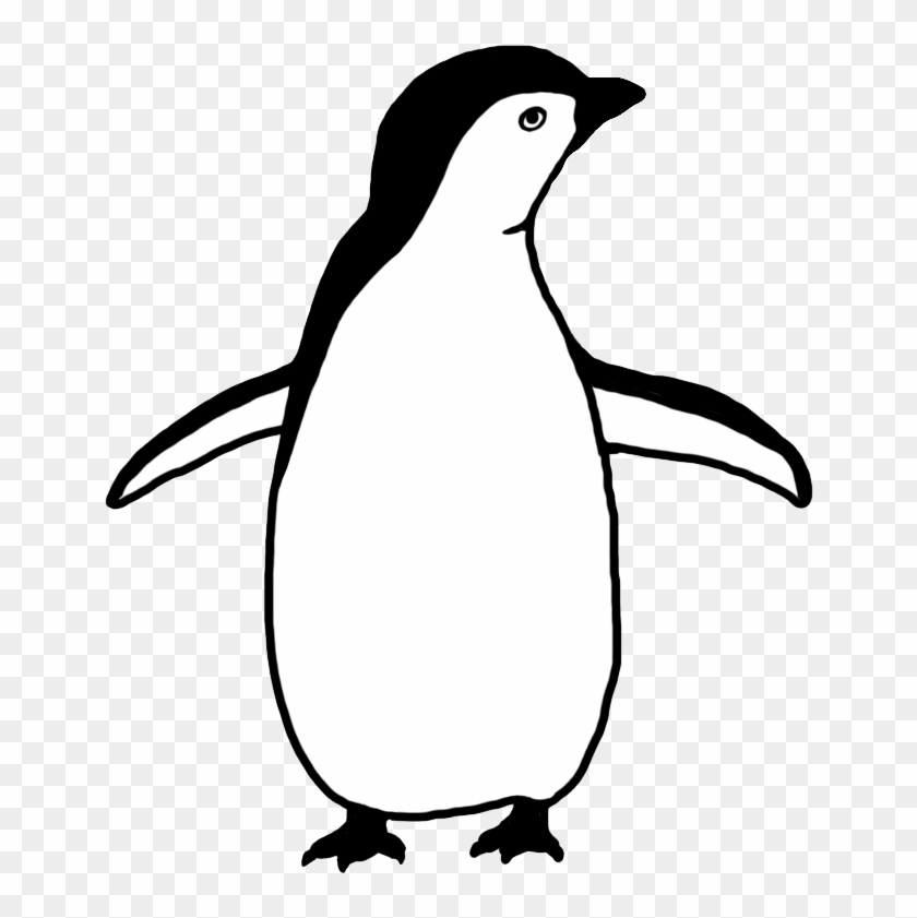 Funny Penguin Clip Art - Penguin Black And White #22504