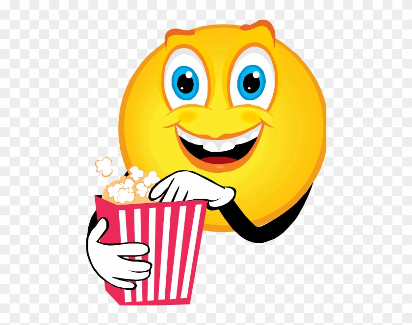 I Love Popcorn - Eating Popcorn Animated Emoticon #22539