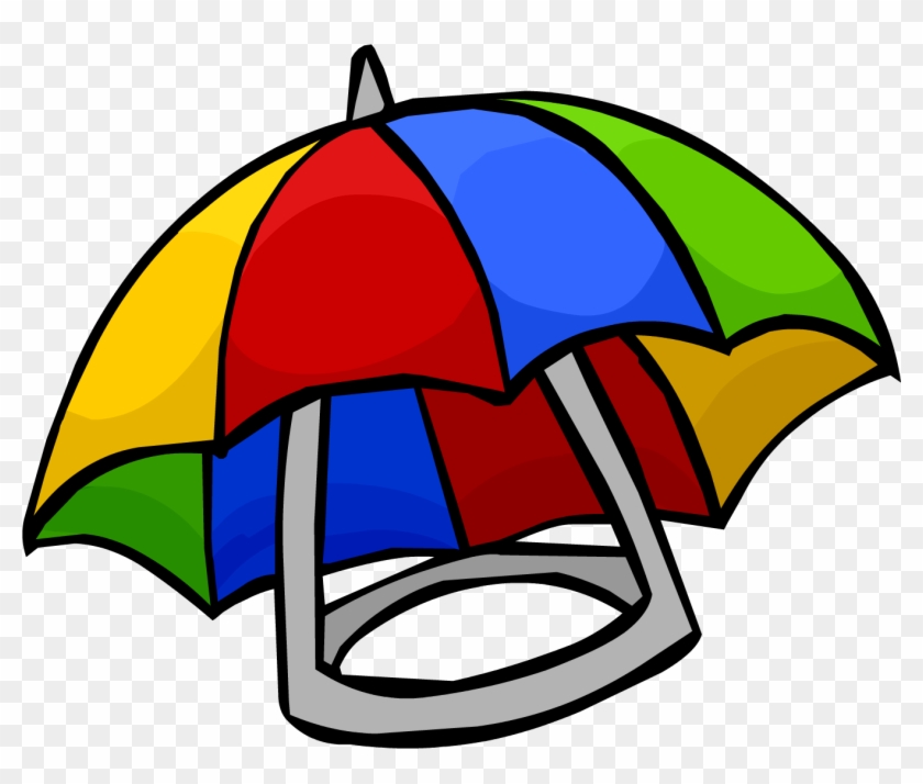 Club Penguin Clip Art - Club Penguin Umbrella Hat #22552