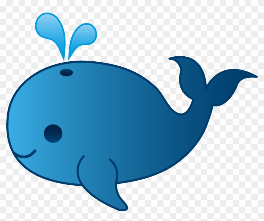 Cute Whale Png Clipart - Whale Clipart #22615