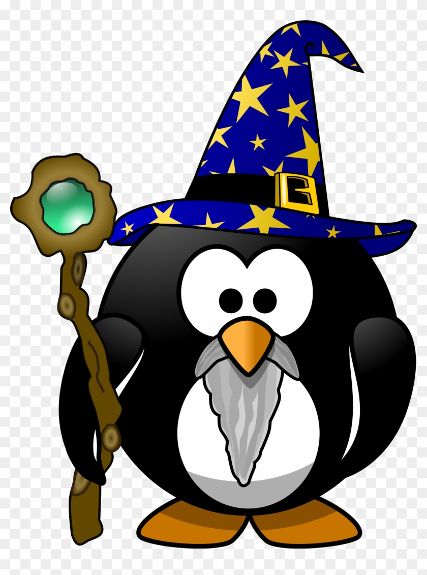 Clipart - Wizard Penguin #22614