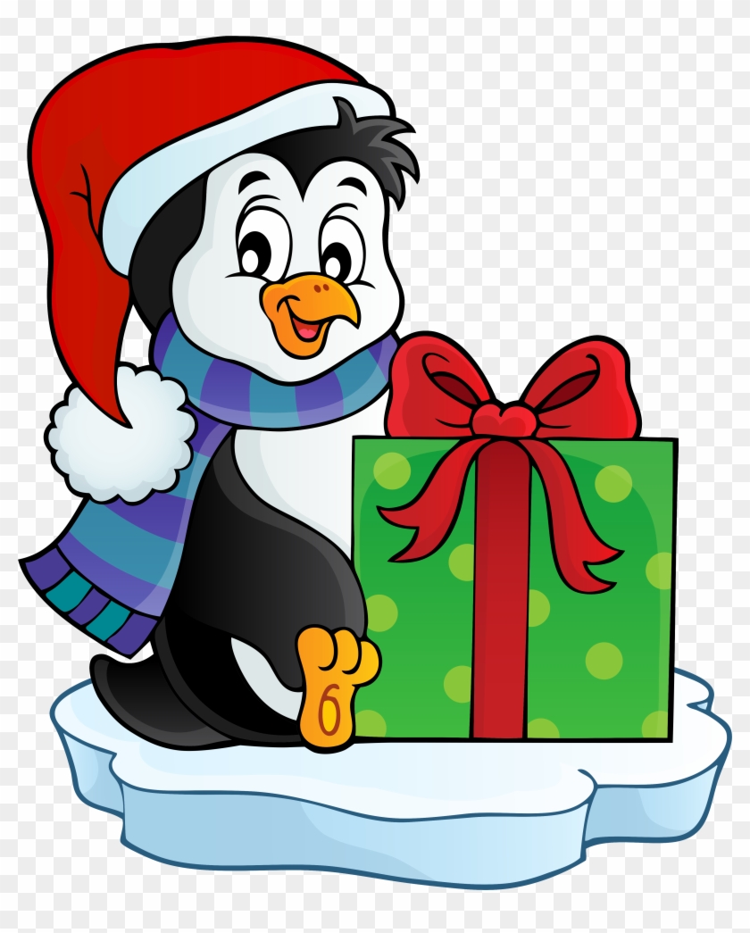 Christmas Penguin Transparent Png Clip Art Image - Free Christmas Penguin Clipart #22639