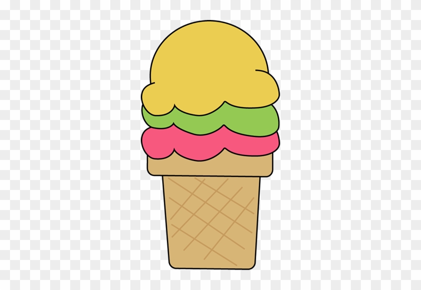 Ice Cream Cone For I Clip Art Image Colorful Ice Cream - Ice Cream Cones Clip Art #22765