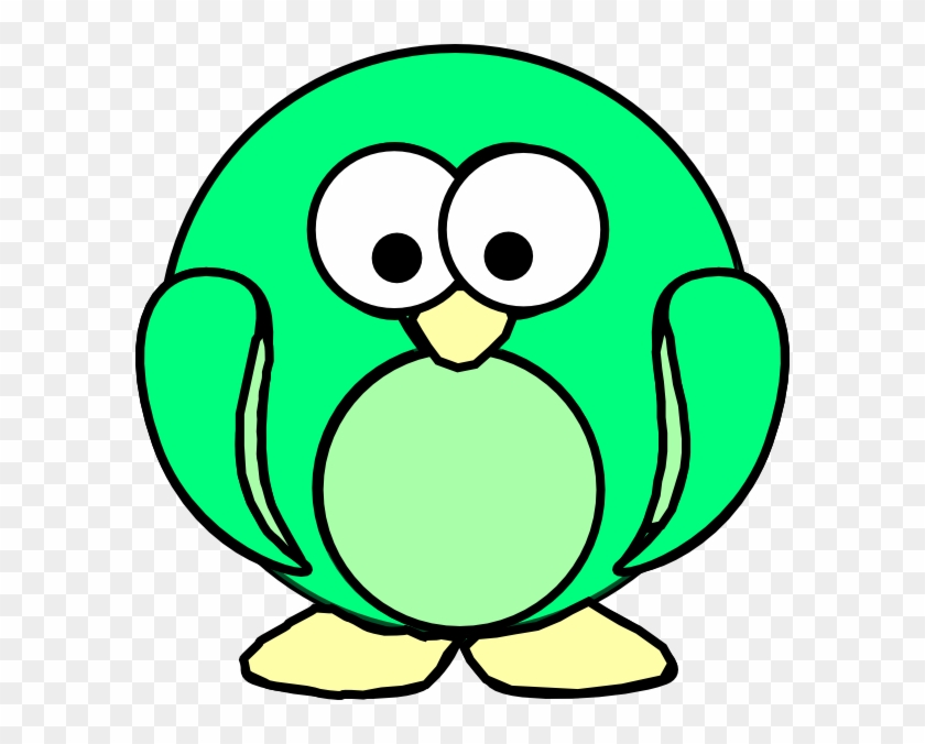 Green Penguin Clip Art At Clker - Monster Clipart #22874