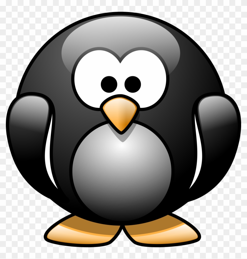 Cartoon Penguin - Fat Cartoon Penguin #22907