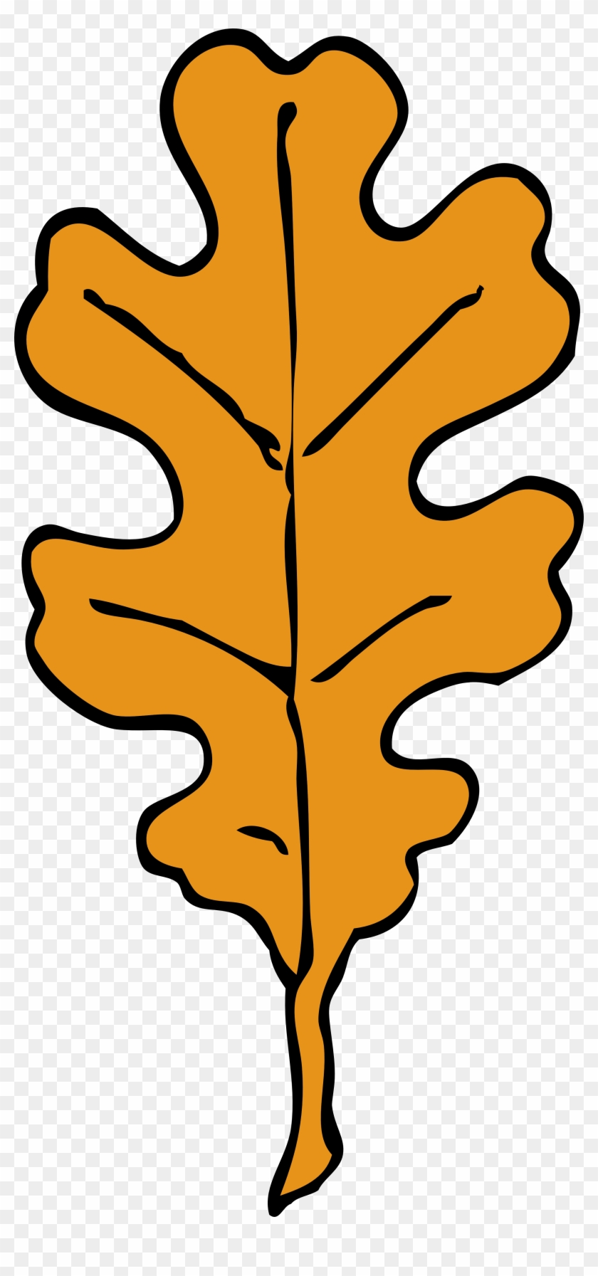 Leaves Clipart Oak Leaf - Fall Oak Leaf Clipart #22935