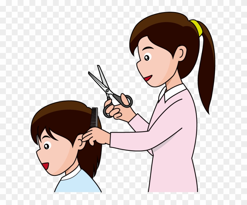 Hair Salon Design - Clip Art Hair Cut - Free Transparent PNG Clipart Images  Download