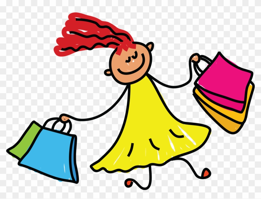 Kids Shopping Clip Art - Go Shopping Clip Art #23166