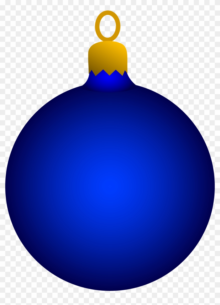 Pictures Of Christmas Ornaments - Blue Ornament Clipart #23289