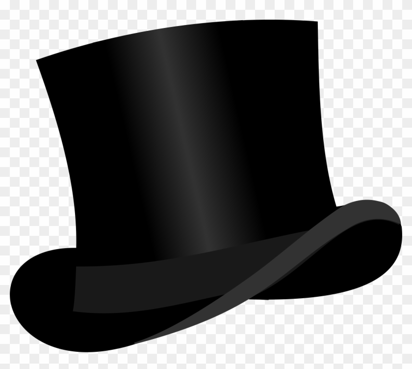 Big Image - Black Top Hat Clipart #23363