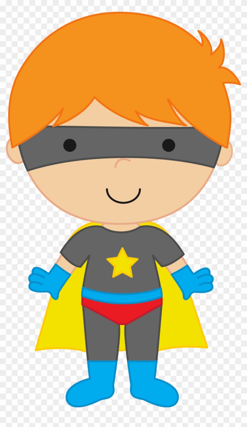 Generic Super Boy And Super Girl Clipart - Superhero Clipart Png #23449