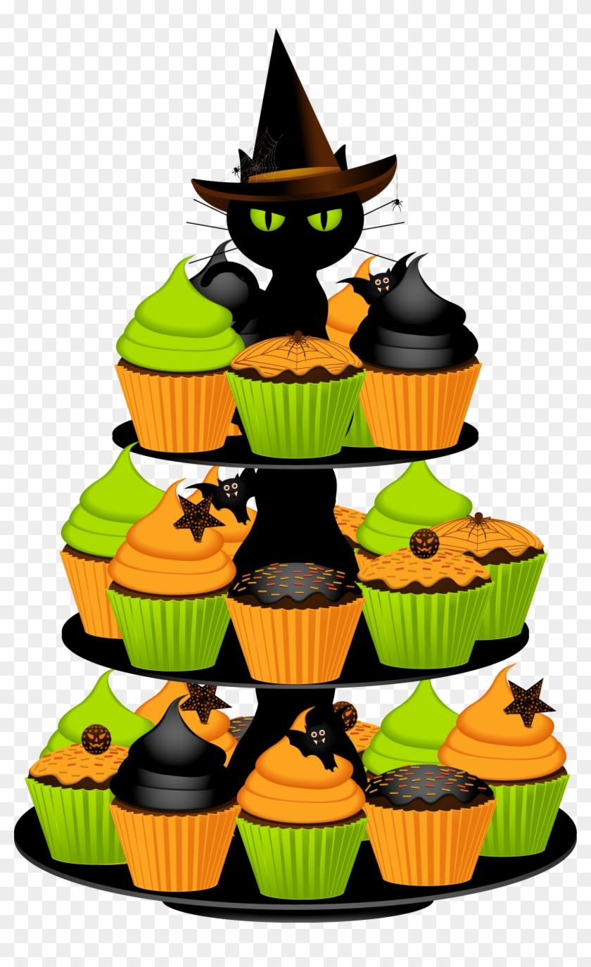 Halloween Birthday Clipart - Halloween Birthday Cake Clip Art #23476