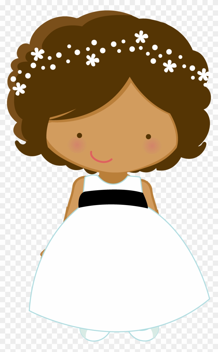 Flower Girl Wedding Bride Page Boy Clip Art - Wedding Flower Girl Clipart #23503