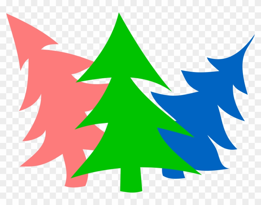 Nomura Free Vector - Season's Greetings Colorful Trees Christmas Card #23521