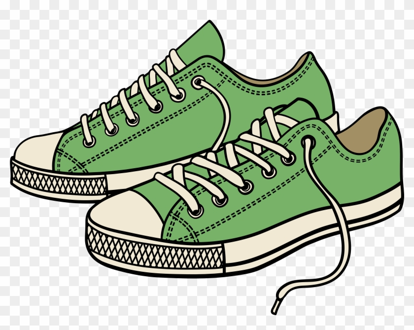 Green Sneakers Png Clipart - Clip Art Running Shoes - Free Transparent ...