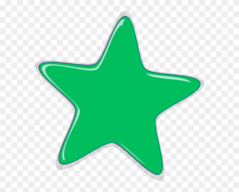 Free Green Star Clipart - Green Star Clipart #23652