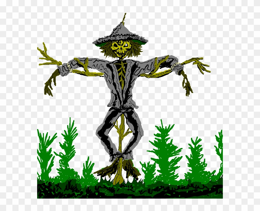 Scarecrow Clip Art - Scary Scarecrow Clipart #23653