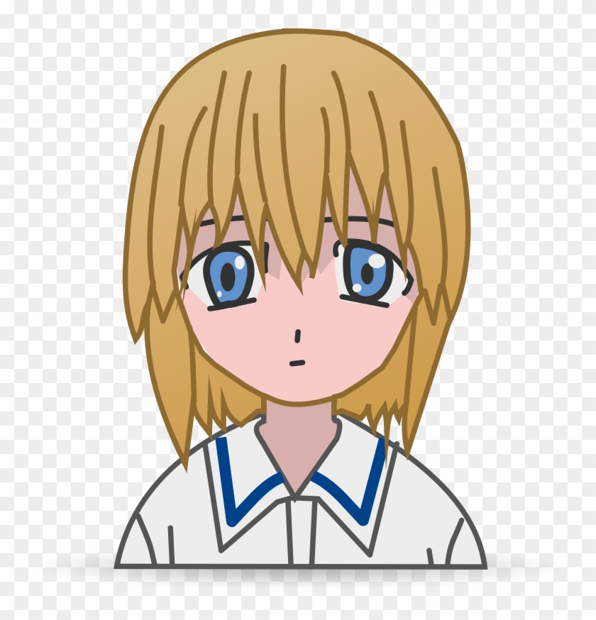 Anime Girl Clip Art - Cliparts Manga #23676