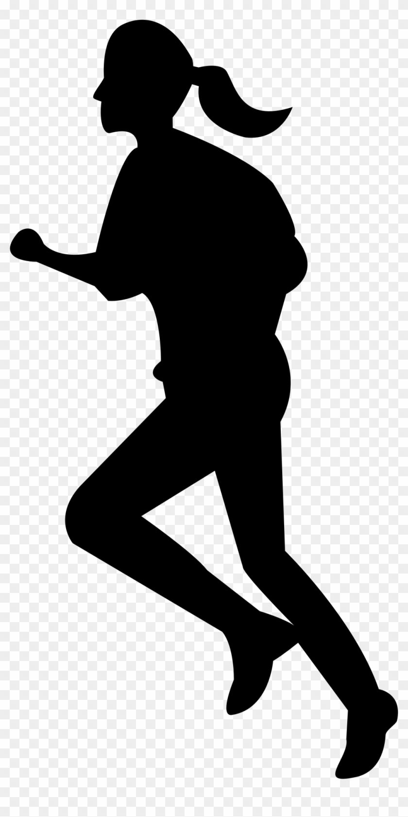 Girls Silhouette Person Running Clipart Â€“ Rise - Girl Running Clipart Transparent #23704