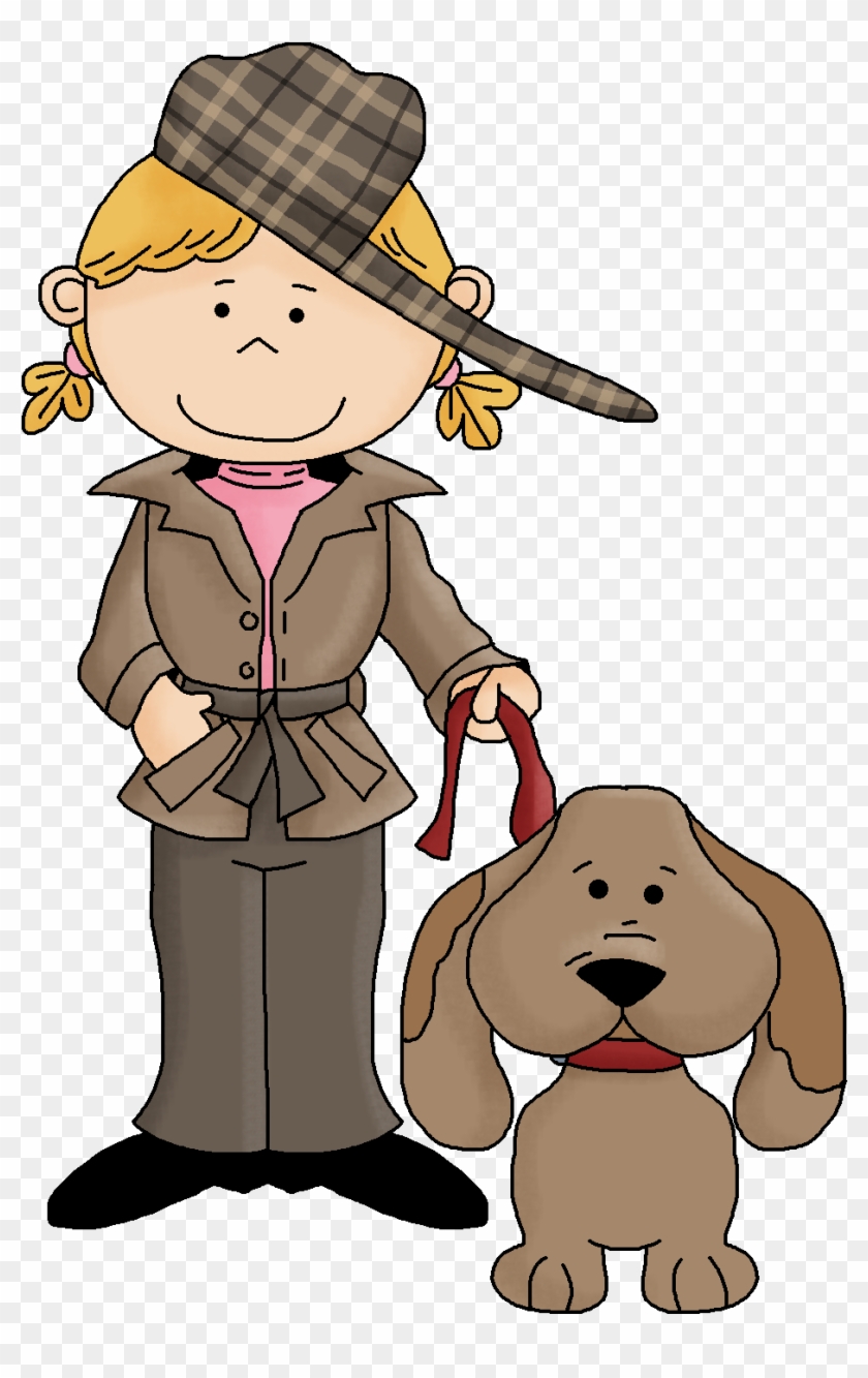 Clipart Marvelous Detective Clipart Female Black And - Female Detective Clipart #23781