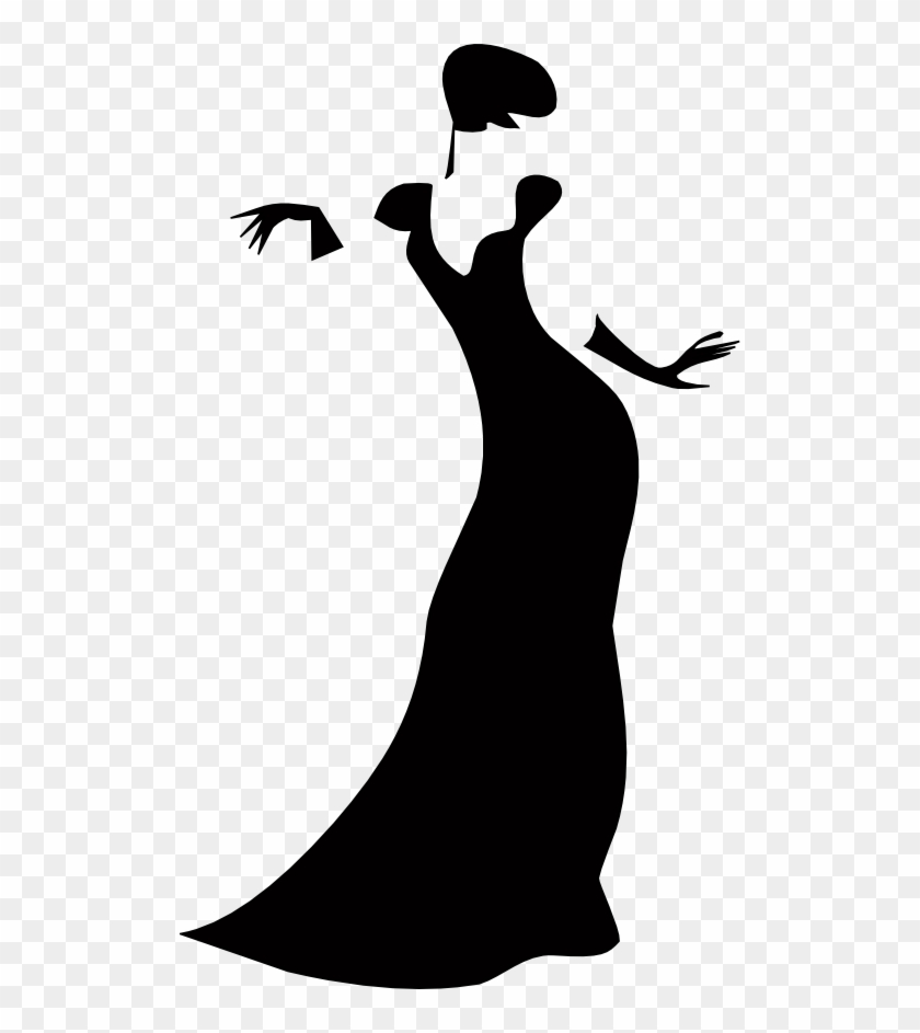 Romanov Dark Lady Clip Art At Clker - Lady Clip Art #23857