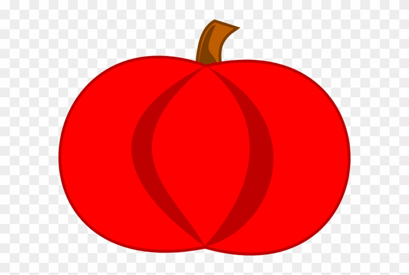 Red Pumpkin Clip Art #23897
